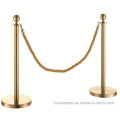 Hotel and Bank Lobby Stainless Steel Crowd Railing Stand